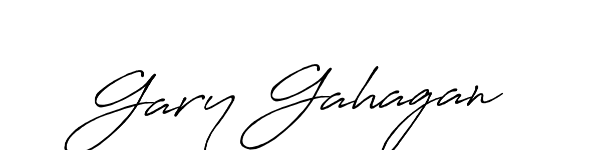 Design your own signature with our free online signature maker. With this signature software, you can create a handwritten (Antro_Vectra_Bolder) signature for name Gary Gahagan. Gary Gahagan signature style 7 images and pictures png