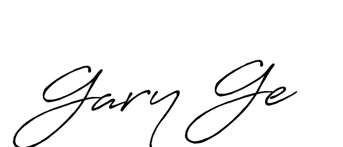 Make a beautiful signature design for name Gary Ge. With this signature (Antro_Vectra_Bolder) style, you can create a handwritten signature for free. Gary Ge signature style 7 images and pictures png