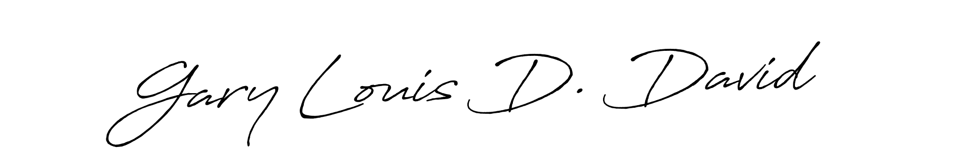 It looks lik you need a new signature style for name Gary Louis D. David. Design unique handwritten (Antro_Vectra_Bolder) signature with our free signature maker in just a few clicks. Gary Louis D. David signature style 7 images and pictures png