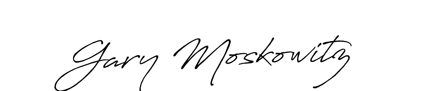 Similarly Antro_Vectra_Bolder is the best handwritten signature design. Signature creator online .You can use it as an online autograph creator for name Gary Moskowitz. Gary Moskowitz signature style 7 images and pictures png