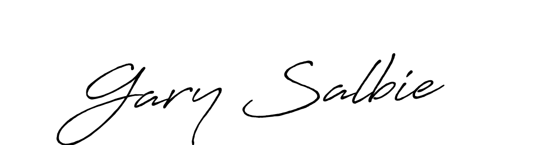 Also we have Gary Salbie name is the best signature style. Create professional handwritten signature collection using Antro_Vectra_Bolder autograph style. Gary Salbie signature style 7 images and pictures png