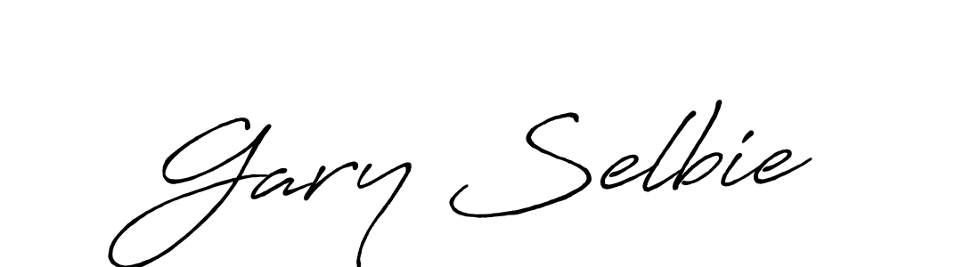 Design your own signature with our free online signature maker. With this signature software, you can create a handwritten (Antro_Vectra_Bolder) signature for name Gary Selbie. Gary Selbie signature style 7 images and pictures png