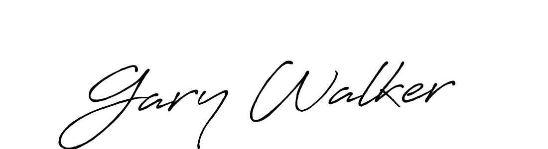 Design your own signature with our free online signature maker. With this signature software, you can create a handwritten (Antro_Vectra_Bolder) signature for name Gary Walker. Gary Walker signature style 7 images and pictures png