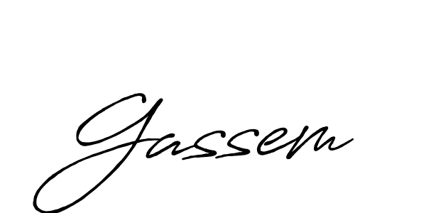 Make a short Gassem signature style. Manage your documents anywhere anytime using Antro_Vectra_Bolder. Create and add eSignatures, submit forms, share and send files easily. Gassem signature style 7 images and pictures png