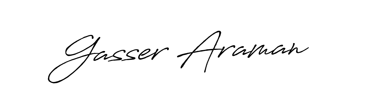 Once you've used our free online signature maker to create your best signature Antro_Vectra_Bolder style, it's time to enjoy all of the benefits that Gasser Araman name signing documents. Gasser Araman signature style 7 images and pictures png