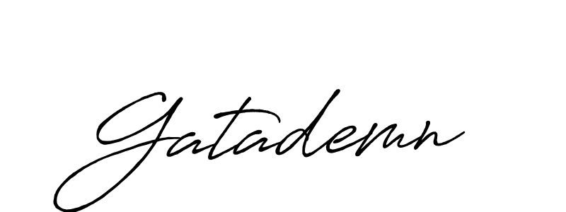The best way (Antro_Vectra_Bolder) to make a short signature is to pick only two or three words in your name. The name Gatademn include a total of six letters. For converting this name. Gatademn signature style 7 images and pictures png