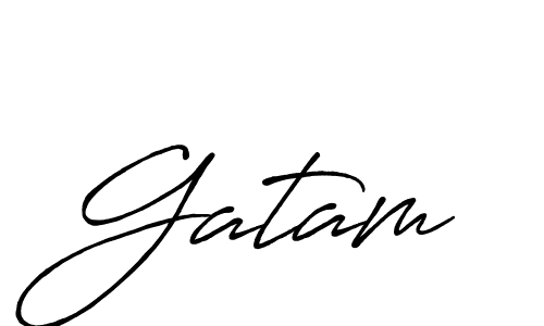 This is the best signature style for the Gatam name. Also you like these signature font (Antro_Vectra_Bolder). Mix name signature. Gatam signature style 7 images and pictures png