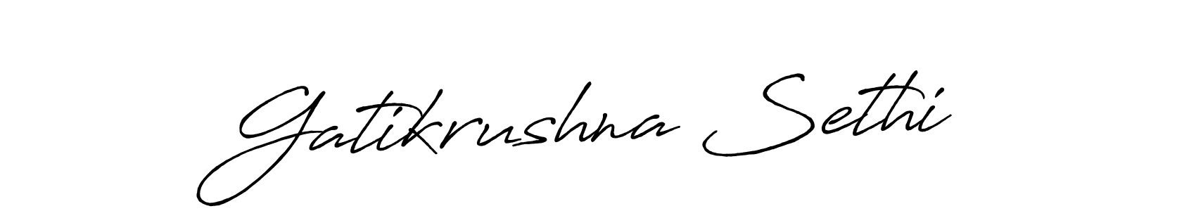How to Draw Gatikrushna Sethi signature style? Antro_Vectra_Bolder is a latest design signature styles for name Gatikrushna Sethi. Gatikrushna Sethi signature style 7 images and pictures png