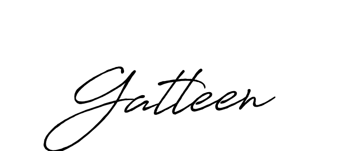 Design your own signature with our free online signature maker. With this signature software, you can create a handwritten (Antro_Vectra_Bolder) signature for name Gatleen. Gatleen signature style 7 images and pictures png