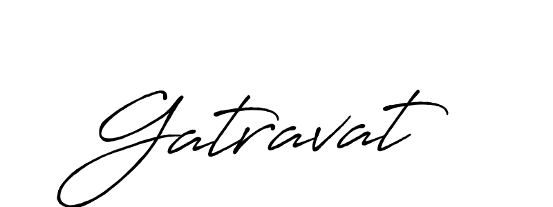 Design your own signature with our free online signature maker. With this signature software, you can create a handwritten (Antro_Vectra_Bolder) signature for name Gatravat. Gatravat signature style 7 images and pictures png