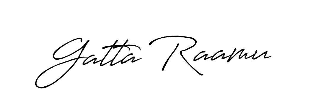 How to Draw Gatta Raamu signature style? Antro_Vectra_Bolder is a latest design signature styles for name Gatta Raamu. Gatta Raamu signature style 7 images and pictures png