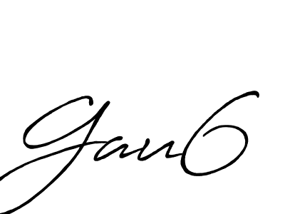if you are searching for the best signature style for your name Gau6. so please give up your signature search. here we have designed multiple signature styles  using Antro_Vectra_Bolder. Gau6 signature style 7 images and pictures png