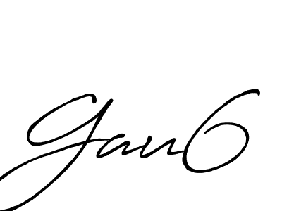 Best and Professional Signature Style for Gau6. Antro_Vectra_Bolder Best Signature Style Collection. Gau6 signature style 7 images and pictures png