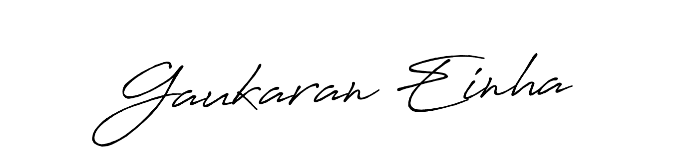 It looks lik you need a new signature style for name Gaukaran Einha. Design unique handwritten (Antro_Vectra_Bolder) signature with our free signature maker in just a few clicks. Gaukaran Einha signature style 7 images and pictures png