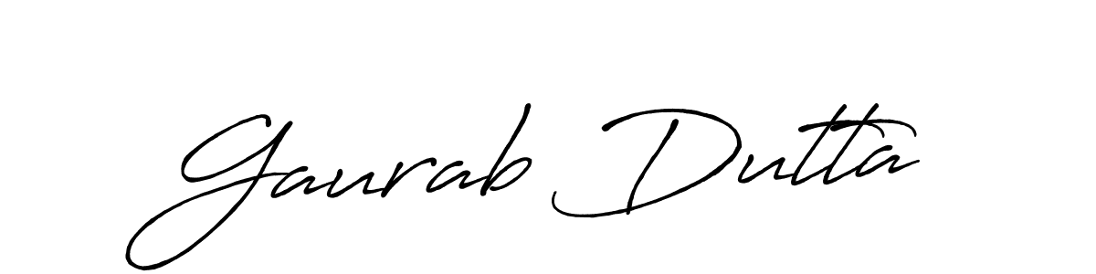 It looks lik you need a new signature style for name Gaurab Dutta. Design unique handwritten (Antro_Vectra_Bolder) signature with our free signature maker in just a few clicks. Gaurab Dutta signature style 7 images and pictures png