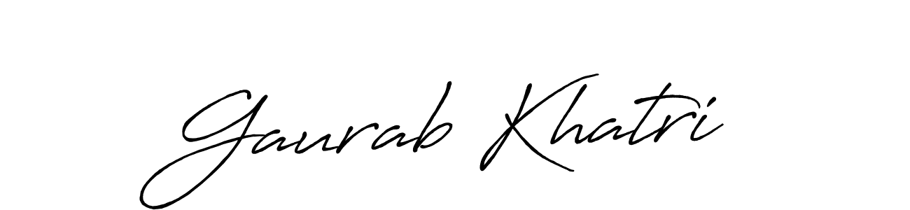 Make a short Gaurab Khatri signature style. Manage your documents anywhere anytime using Antro_Vectra_Bolder. Create and add eSignatures, submit forms, share and send files easily. Gaurab Khatri signature style 7 images and pictures png