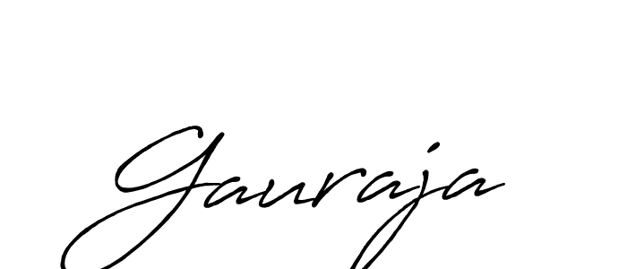 How to make Gauraja name signature. Use Antro_Vectra_Bolder style for creating short signs online. This is the latest handwritten sign. Gauraja signature style 7 images and pictures png