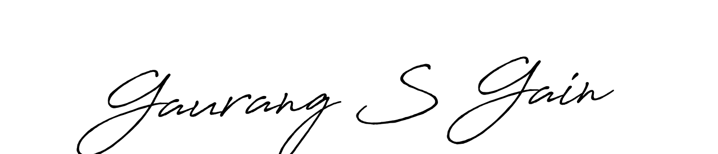 You can use this online signature creator to create a handwritten signature for the name Gaurang S Gain. This is the best online autograph maker. Gaurang S Gain signature style 7 images and pictures png