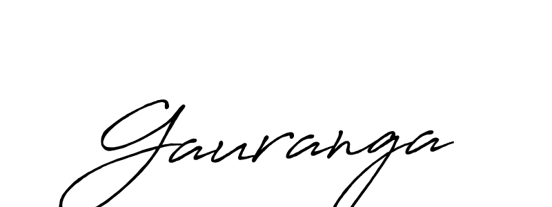 Gauranga stylish signature style. Best Handwritten Sign (Antro_Vectra_Bolder) for my name. Handwritten Signature Collection Ideas for my name Gauranga. Gauranga signature style 7 images and pictures png