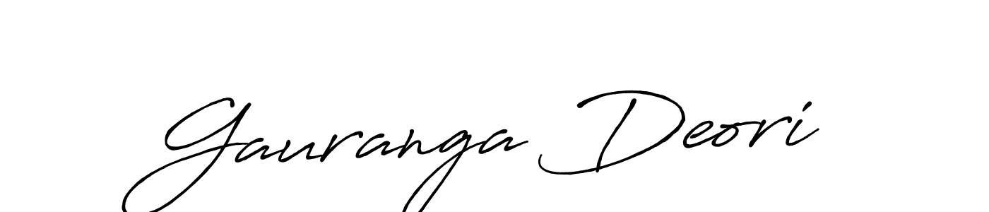 Create a beautiful signature design for name Gauranga Deori. With this signature (Antro_Vectra_Bolder) fonts, you can make a handwritten signature for free. Gauranga Deori signature style 7 images and pictures png
