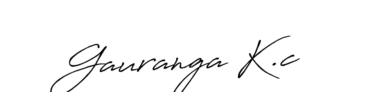 How to Draw Gauranga K.c signature style? Antro_Vectra_Bolder is a latest design signature styles for name Gauranga K.c. Gauranga K.c signature style 7 images and pictures png