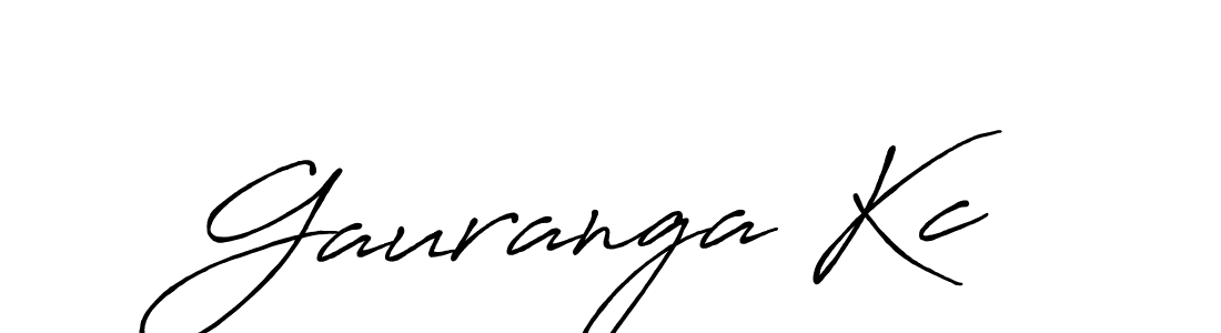 It looks lik you need a new signature style for name Gauranga Kc. Design unique handwritten (Antro_Vectra_Bolder) signature with our free signature maker in just a few clicks. Gauranga Kc signature style 7 images and pictures png