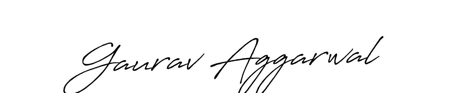 Antro_Vectra_Bolder is a professional signature style that is perfect for those who want to add a touch of class to their signature. It is also a great choice for those who want to make their signature more unique. Get Gaurav Aggarwal name to fancy signature for free. Gaurav Aggarwal signature style 7 images and pictures png