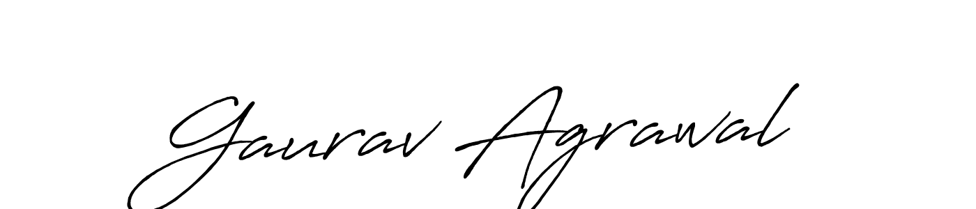 Gaurav Agrawal stylish signature style. Best Handwritten Sign (Antro_Vectra_Bolder) for my name. Handwritten Signature Collection Ideas for my name Gaurav Agrawal. Gaurav Agrawal signature style 7 images and pictures png