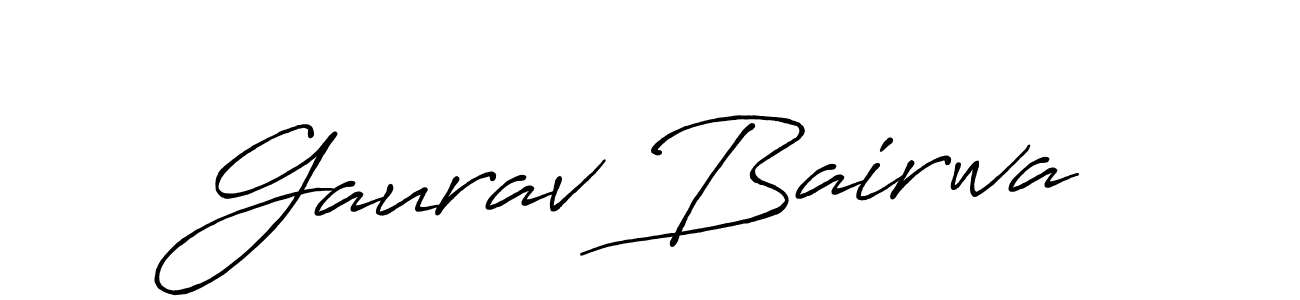 How to Draw Gaurav Bairwa signature style? Antro_Vectra_Bolder is a latest design signature styles for name Gaurav Bairwa. Gaurav Bairwa signature style 7 images and pictures png