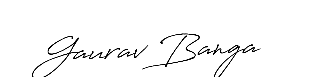 Similarly Antro_Vectra_Bolder is the best handwritten signature design. Signature creator online .You can use it as an online autograph creator for name Gaurav Banga. Gaurav Banga signature style 7 images and pictures png