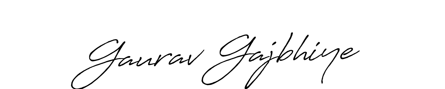 It looks lik you need a new signature style for name Gaurav Gajbhiye. Design unique handwritten (Antro_Vectra_Bolder) signature with our free signature maker in just a few clicks. Gaurav Gajbhiye signature style 7 images and pictures png