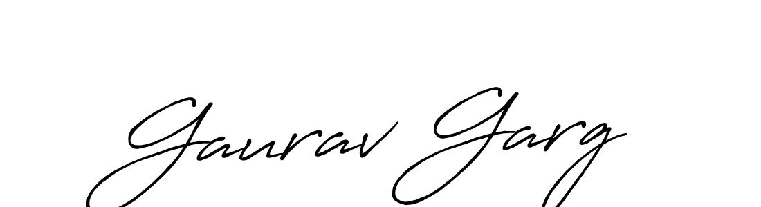 Design your own signature with our free online signature maker. With this signature software, you can create a handwritten (Antro_Vectra_Bolder) signature for name Gaurav Garg. Gaurav Garg signature style 7 images and pictures png