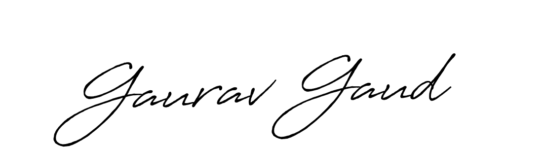Make a short Gaurav Gaud signature style. Manage your documents anywhere anytime using Antro_Vectra_Bolder. Create and add eSignatures, submit forms, share and send files easily. Gaurav Gaud signature style 7 images and pictures png