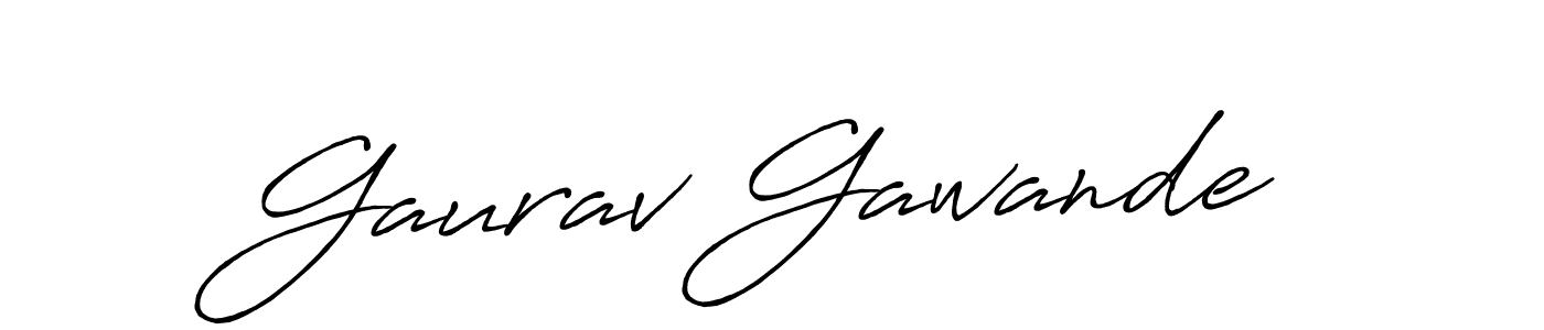 Antro_Vectra_Bolder is a professional signature style that is perfect for those who want to add a touch of class to their signature. It is also a great choice for those who want to make their signature more unique. Get Gaurav Gawande name to fancy signature for free. Gaurav Gawande signature style 7 images and pictures png
