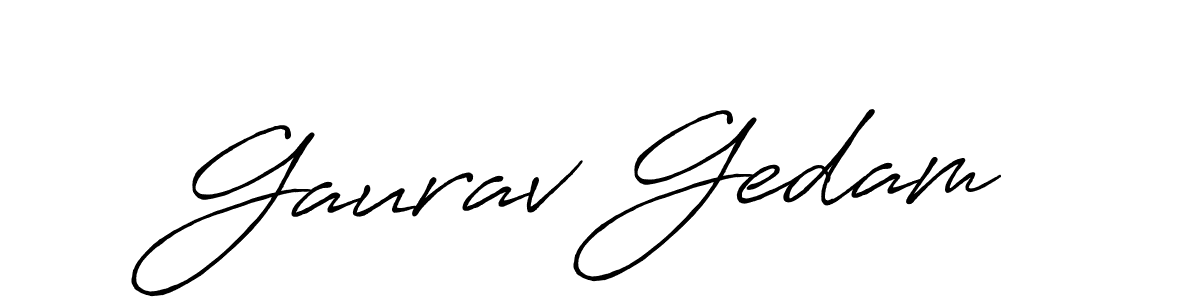Make a beautiful signature design for name Gaurav Gedam. Use this online signature maker to create a handwritten signature for free. Gaurav Gedam signature style 7 images and pictures png