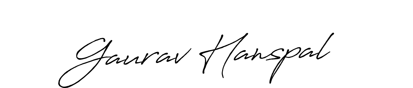 This is the best signature style for the Gaurav Hanspal name. Also you like these signature font (Antro_Vectra_Bolder). Mix name signature. Gaurav Hanspal signature style 7 images and pictures png