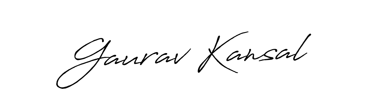 How to Draw Gaurav Kansal signature style? Antro_Vectra_Bolder is a latest design signature styles for name Gaurav Kansal. Gaurav Kansal signature style 7 images and pictures png