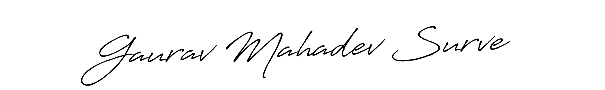 Check out images of Autograph of Gaurav Mahadev Surve name. Actor Gaurav Mahadev Surve Signature Style. Antro_Vectra_Bolder is a professional sign style online. Gaurav Mahadev Surve signature style 7 images and pictures png