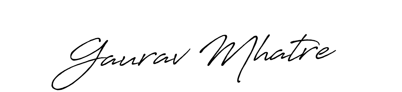 How to Draw Gaurav Mhatre signature style? Antro_Vectra_Bolder is a latest design signature styles for name Gaurav Mhatre. Gaurav Mhatre signature style 7 images and pictures png