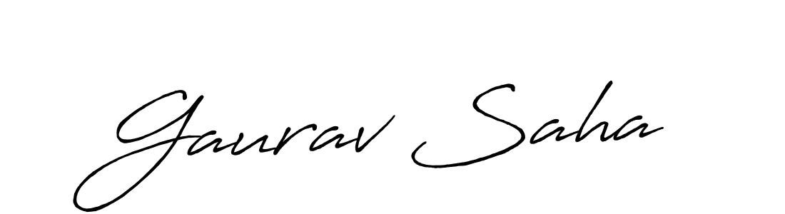 Similarly Antro_Vectra_Bolder is the best handwritten signature design. Signature creator online .You can use it as an online autograph creator for name Gaurav Saha. Gaurav Saha signature style 7 images and pictures png