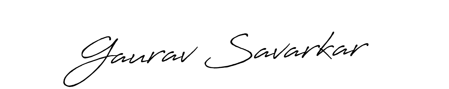 Make a short Gaurav Savarkar signature style. Manage your documents anywhere anytime using Antro_Vectra_Bolder. Create and add eSignatures, submit forms, share and send files easily. Gaurav Savarkar signature style 7 images and pictures png