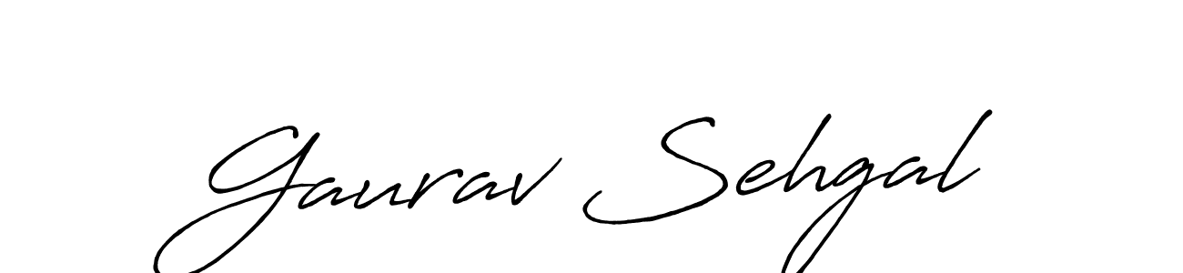 How to make Gaurav Sehgal signature? Antro_Vectra_Bolder is a professional autograph style. Create handwritten signature for Gaurav Sehgal name. Gaurav Sehgal signature style 7 images and pictures png