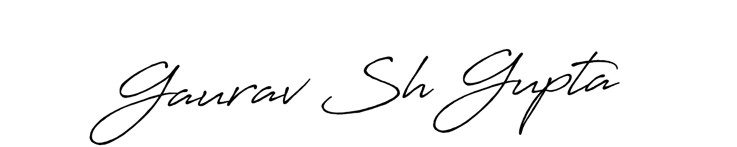 if you are searching for the best signature style for your name Gaurav Sh Gupta. so please give up your signature search. here we have designed multiple signature styles  using Antro_Vectra_Bolder. Gaurav Sh Gupta signature style 7 images and pictures png