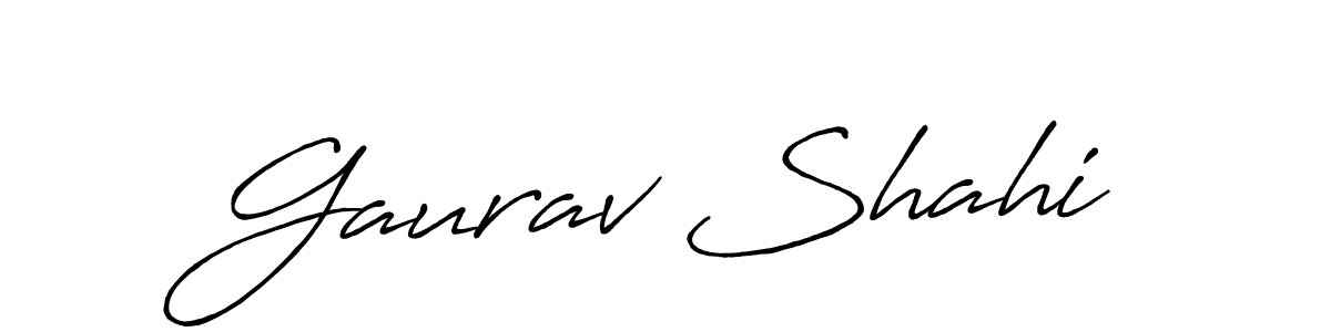 Also You can easily find your signature by using the search form. We will create Gaurav Shahi name handwritten signature images for you free of cost using Antro_Vectra_Bolder sign style. Gaurav Shahi signature style 7 images and pictures png