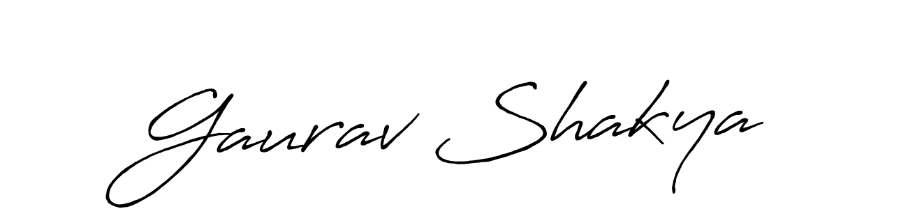 Antro_Vectra_Bolder is a professional signature style that is perfect for those who want to add a touch of class to their signature. It is also a great choice for those who want to make their signature more unique. Get Gaurav Shakya name to fancy signature for free. Gaurav Shakya signature style 7 images and pictures png