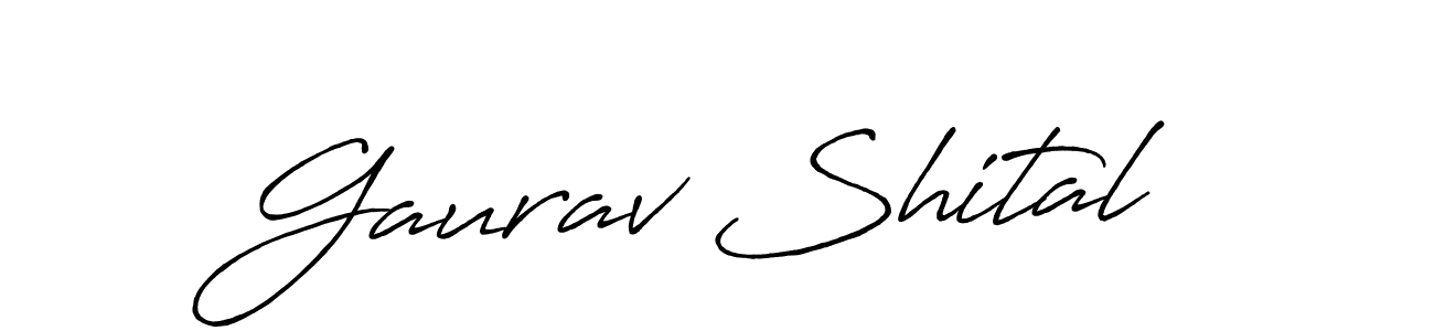 How to Draw Gaurav Shital signature style? Antro_Vectra_Bolder is a latest design signature styles for name Gaurav Shital. Gaurav Shital signature style 7 images and pictures png