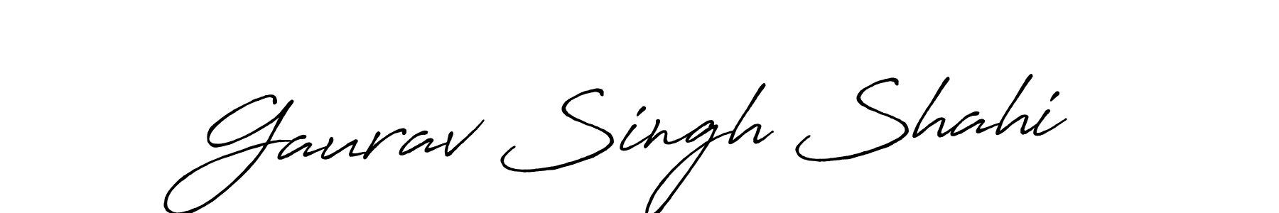 Also we have Gaurav Singh Shahi name is the best signature style. Create professional handwritten signature collection using Antro_Vectra_Bolder autograph style. Gaurav Singh Shahi signature style 7 images and pictures png