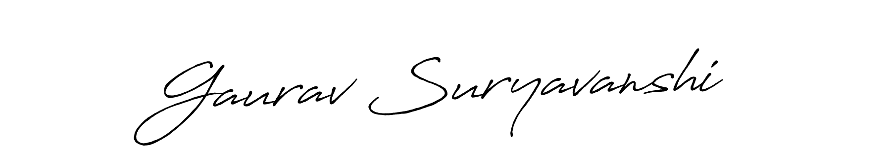 if you are searching for the best signature style for your name Gaurav Suryavanshi. so please give up your signature search. here we have designed multiple signature styles  using Antro_Vectra_Bolder. Gaurav Suryavanshi signature style 7 images and pictures png