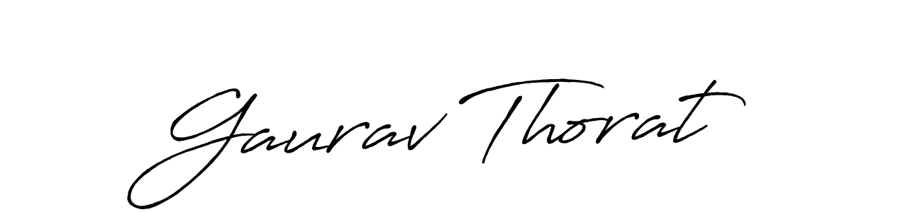 Use a signature maker to create a handwritten signature online. With this signature software, you can design (Antro_Vectra_Bolder) your own signature for name Gaurav Thorat. Gaurav Thorat signature style 7 images and pictures png