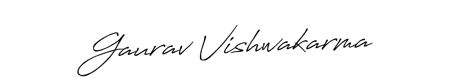 This is the best signature style for the Gaurav Vishwakarma name. Also you like these signature font (Antro_Vectra_Bolder). Mix name signature. Gaurav Vishwakarma signature style 7 images and pictures png